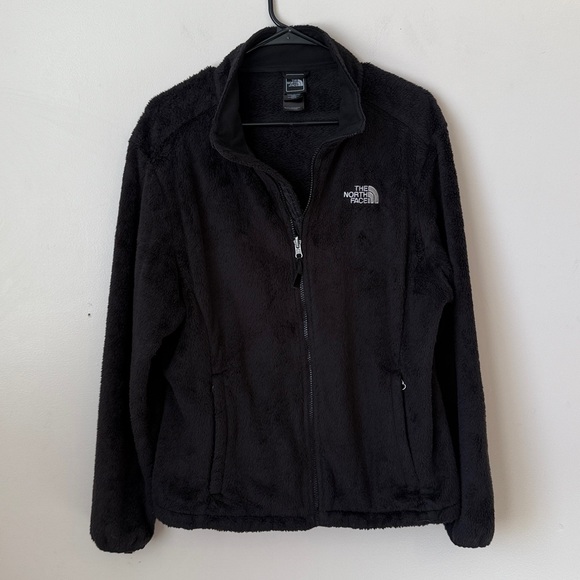 The North Face Women’s Osito Long Sleeve Soft Fleece Full Zip Jacket BLK Size XL - Picture 2 of 7